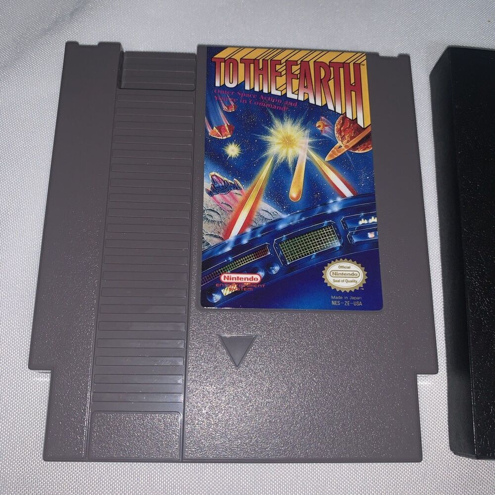 To The Earth Nintendo NES Video Game Authentic Nintendo Entertainment System - Picture 6 of 7